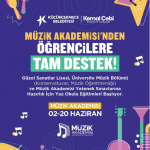 Küçükçekmece Belediyesi Müzik Akademisi’nden Öğrencilere Yaz Okulu Desteği!